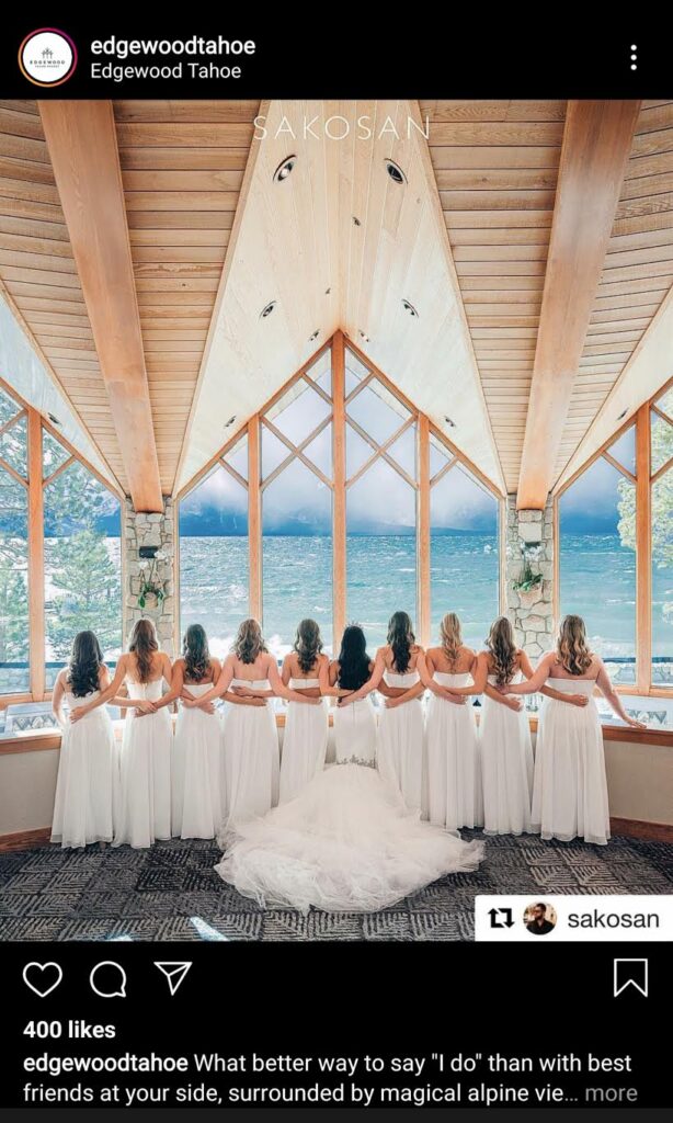 5 WEDDING VENUES IN LAKE TAHOE TO CONSIDER © HollyDayz