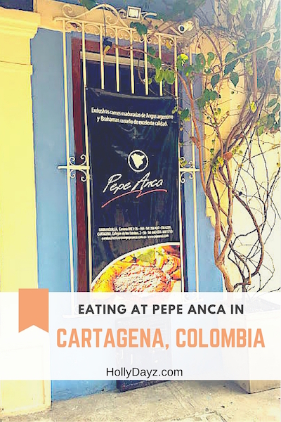 eating at pepe anca in cartagena, colombia ©hollydayz