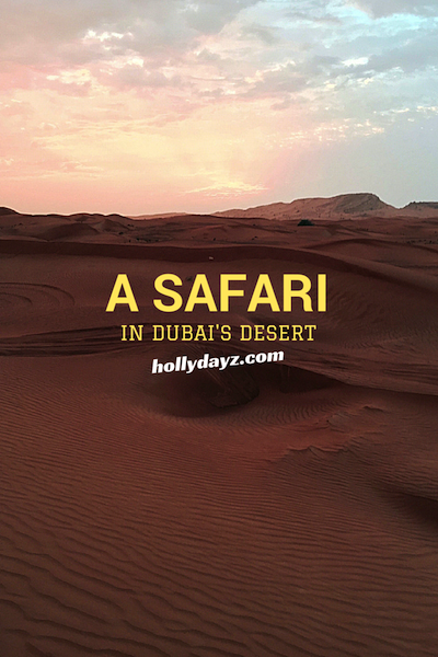 a safari in dubai's desert © hollydayz