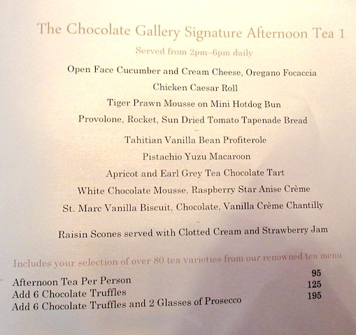 AFTERNOON TEA AT THE CHOCOLATE GALLERY IN ABU DHABI ©hollydayz