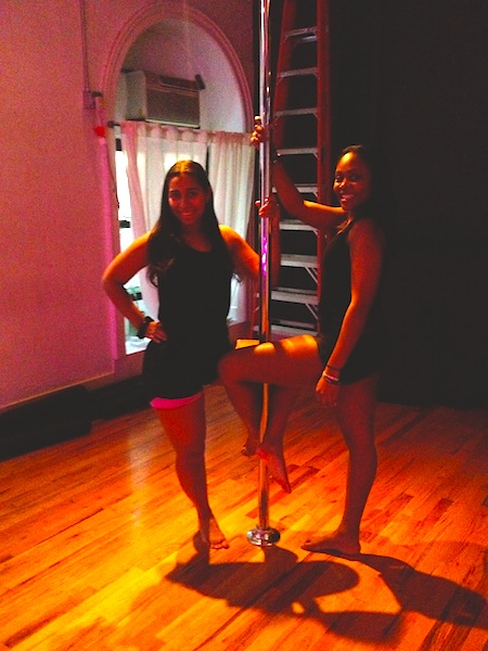 pole dancing 101 fitness with a twist © hollydayz